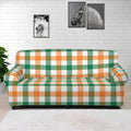 Irish Plaid St. Patrick's Day Print Sofa Cover