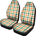 Irish Plaid St. Patrick's Day Print Universal Fit Car Seat Covers