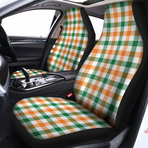 Irish Plaid St. Patrick's Day Print Universal Fit Car Seat Covers
