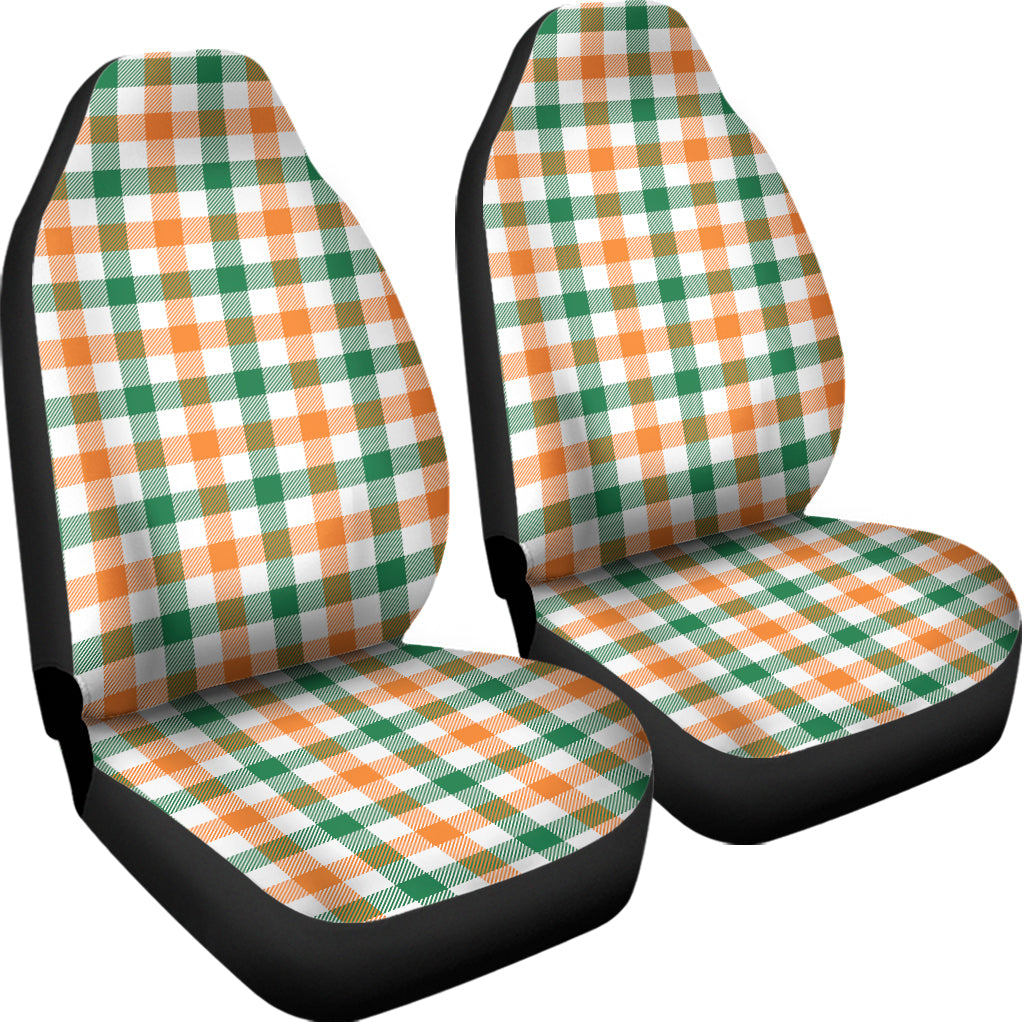 Irish Plaid St. Patrick's Day Print Universal Fit Car Seat Covers
