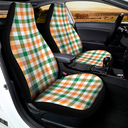 Irish Plaid St. Patrick's Day Print Universal Fit Car Seat Covers