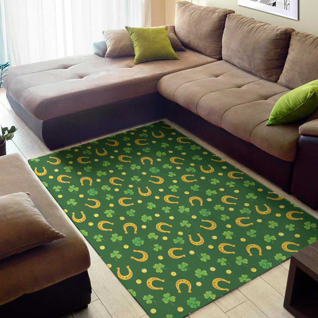 Irish Saint Patrick's Day Pattern Print Area Rug