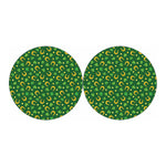 Irish Saint Patrick's Day Pattern Print Car Coasters