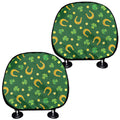 Irish Saint Patrick's Day Pattern Print Car Headrest Covers