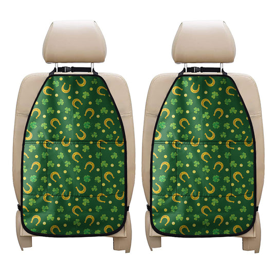 Irish Saint Patrick's Day Pattern Print Car Seat Organizers