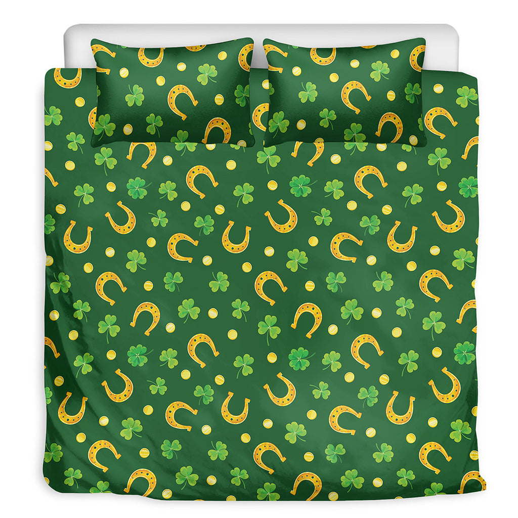 Irish Saint Patrick's Day Pattern Print Duvet Cover Bedding Set