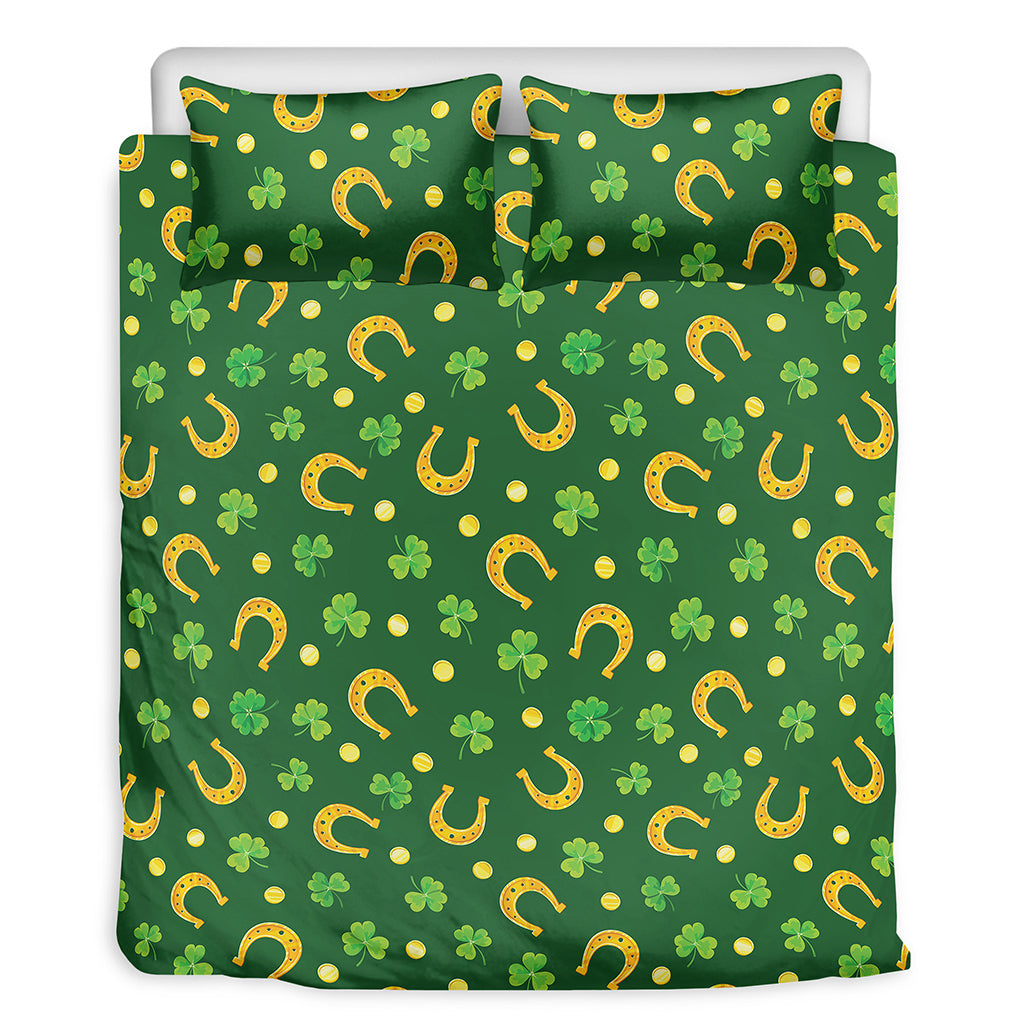 Irish Saint Patrick's Day Pattern Print Duvet Cover Bedding Set