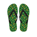Irish Saint Patrick's Day Pattern Print Flip Flops