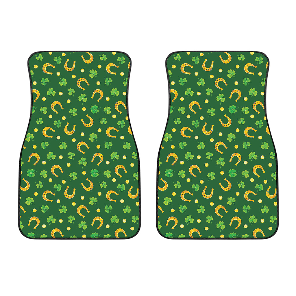 Irish Saint Patrick's Day Pattern Print Front Car Floor Mats