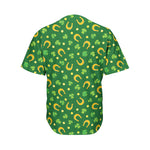 Irish Saint Patrick's Day Pattern Print Men's Baseball Jersey
