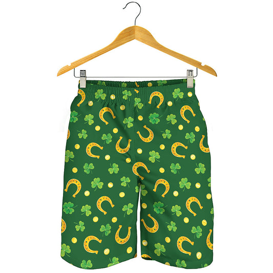 Irish Saint Patrick's Day Pattern Print Men's Shorts
