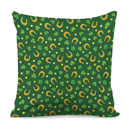 Irish Saint Patrick's Day Pattern Print Pillow Cover