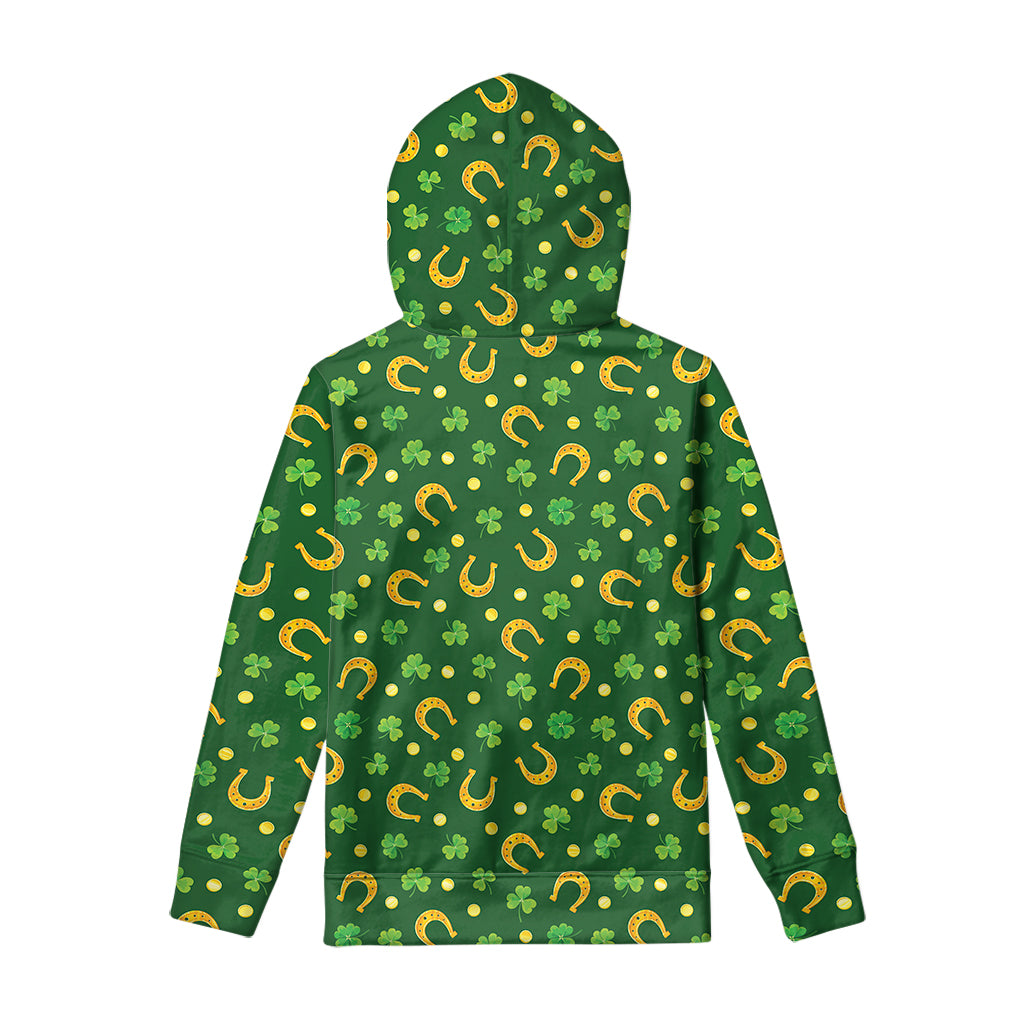 Irish Saint Patrick's Day Pattern Print Pullover Hoodie