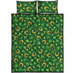 Irish Saint Patrick's Day Pattern Print Quilt Bed Set