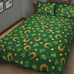 Irish Saint Patrick's Day Pattern Print Quilt Bed Set