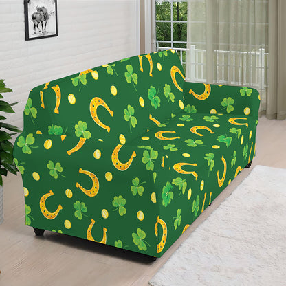 Irish Saint Patrick's Day Pattern Print Sofa Cover