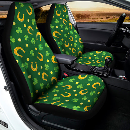 Irish Saint Patrick's Day Pattern Print Universal Fit Car Seat Covers