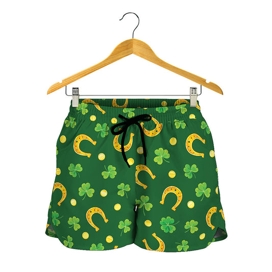 Irish Saint Patrick's Day Pattern Print Women's Shorts