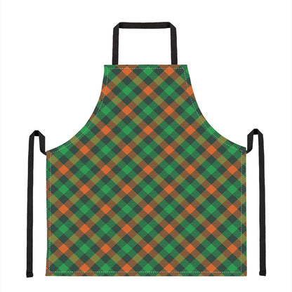 Irish Saint Patrick's Day Plaid Print Apron