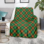 Irish Saint Patrick's Day Plaid Print Blanket