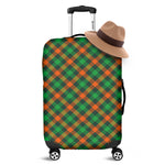 Irish Saint Patrick's Day Plaid Print Luggage Cover