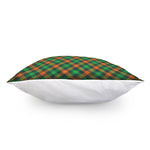 Irish Saint Patrick's Day Plaid Print Pillow Cover