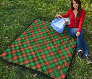 Irish Saint Patrick's Day Plaid Print Quilt