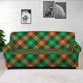 Irish Saint Patrick's Day Plaid Print Sofa Cover