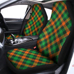 Irish Saint Patrick's Day Plaid Print Universal Fit Car Seat Covers