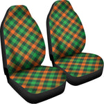 Irish Saint Patrick's Day Plaid Print Universal Fit Car Seat Covers