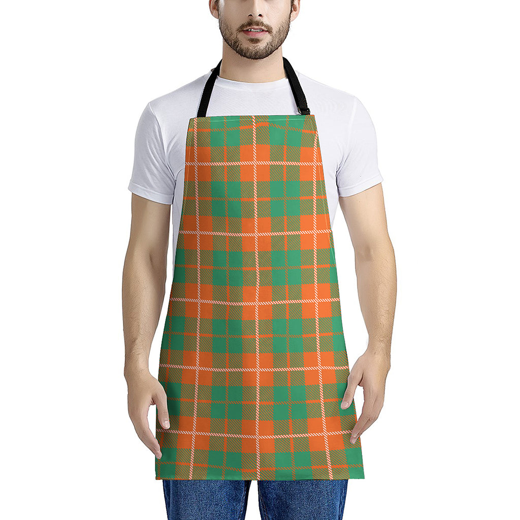 Irish Saint Patrick's Day Tartan Print Apron