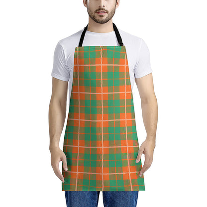 Irish Saint Patrick's Day Tartan Print Apron