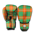 Irish Saint Patrick's Day Tartan Print Boxing Gloves
