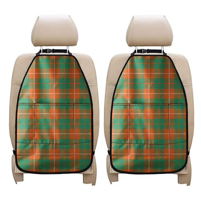 Irish Saint Patrick's Day Tartan Print Car Seat Organizers