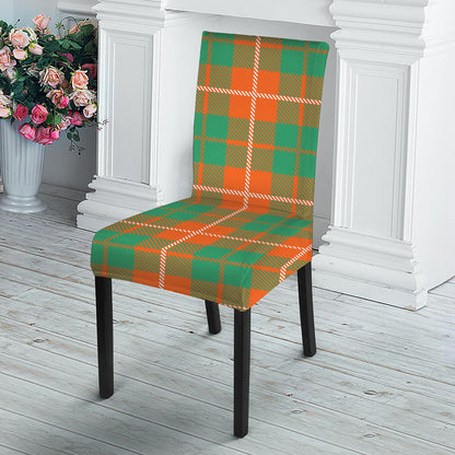 Irish Saint Patrick's Day Tartan Print Dining Chair Slipcover