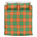 Irish Saint Patrick's Day Tartan Print Duvet Cover Bedding Set