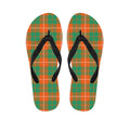 Irish Saint Patrick's Day Tartan Print Flip Flops