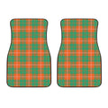 Irish Saint Patrick's Day Tartan Print Front Car Floor Mats
