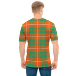 Irish Saint Patrick's Day Tartan Print Men's T-Shirt
