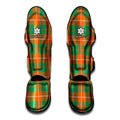 Irish Saint Patrick's Day Tartan Print Muay Thai Shin Guards