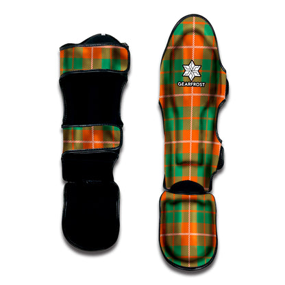 Irish Saint Patrick's Day Tartan Print Muay Thai Shin Guard