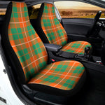 Irish Saint Patrick's Day Tartan Print Universal Fit Car Seat Covers