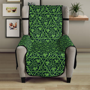 Irish Shamrock Pattern Print Armchair Protector