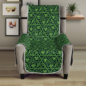 Irish Shamrock Pattern Print Armchair Protector