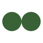 Irish Shamrock Pattern Print Car Coasters