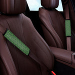 Irish Shamrock Pattern Print Car Seat Belt Covers