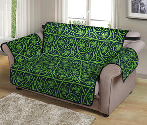 Irish Shamrock Pattern Print Loveseat Protector