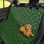 Irish Shamrock Pattern Print Pet Car Back Seat Cover