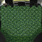 Irish Shamrock Pattern Print Pet Car Back Seat Cover