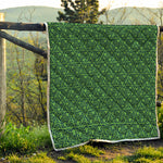 Irish Shamrock Pattern Print Quilt